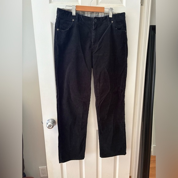 Nike 6.0 men’s corduroy black jeans size 36 wide leg street style - Picture 1 of 12